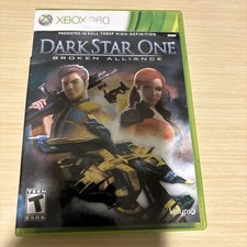 Darkstar One: Broken Alliance (Microsoft Xbox 360, 2010) Complete CIB - Tested
