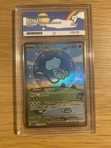 Pokemon TCG Paldean Fates Mew EX 232/091 Scarlet & Violet Bubble Mew ACE 9 Mint