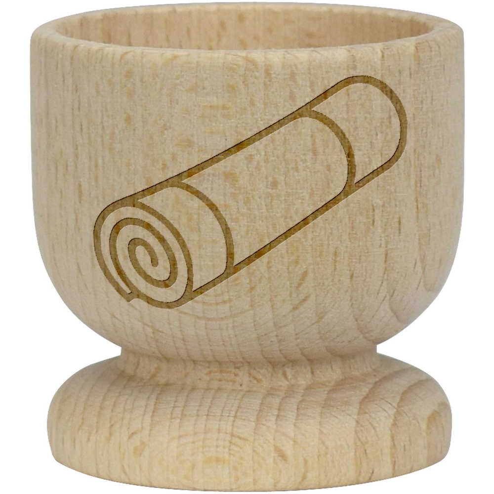Taza de huevo de madera 'Rolled Yoga Mat' (EC00031055)