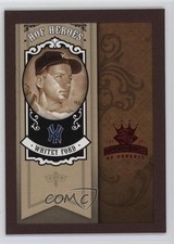 2005 Donruss Diamond Kings HOF Heroes Red Framed Whitey Ford #HH-88 HOF