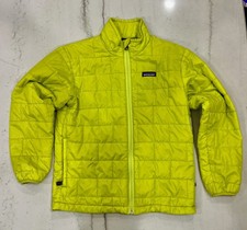 Patagonia Kids Nano Puff Jacket   Size M 10   Green   Lightweight Insulated Pu