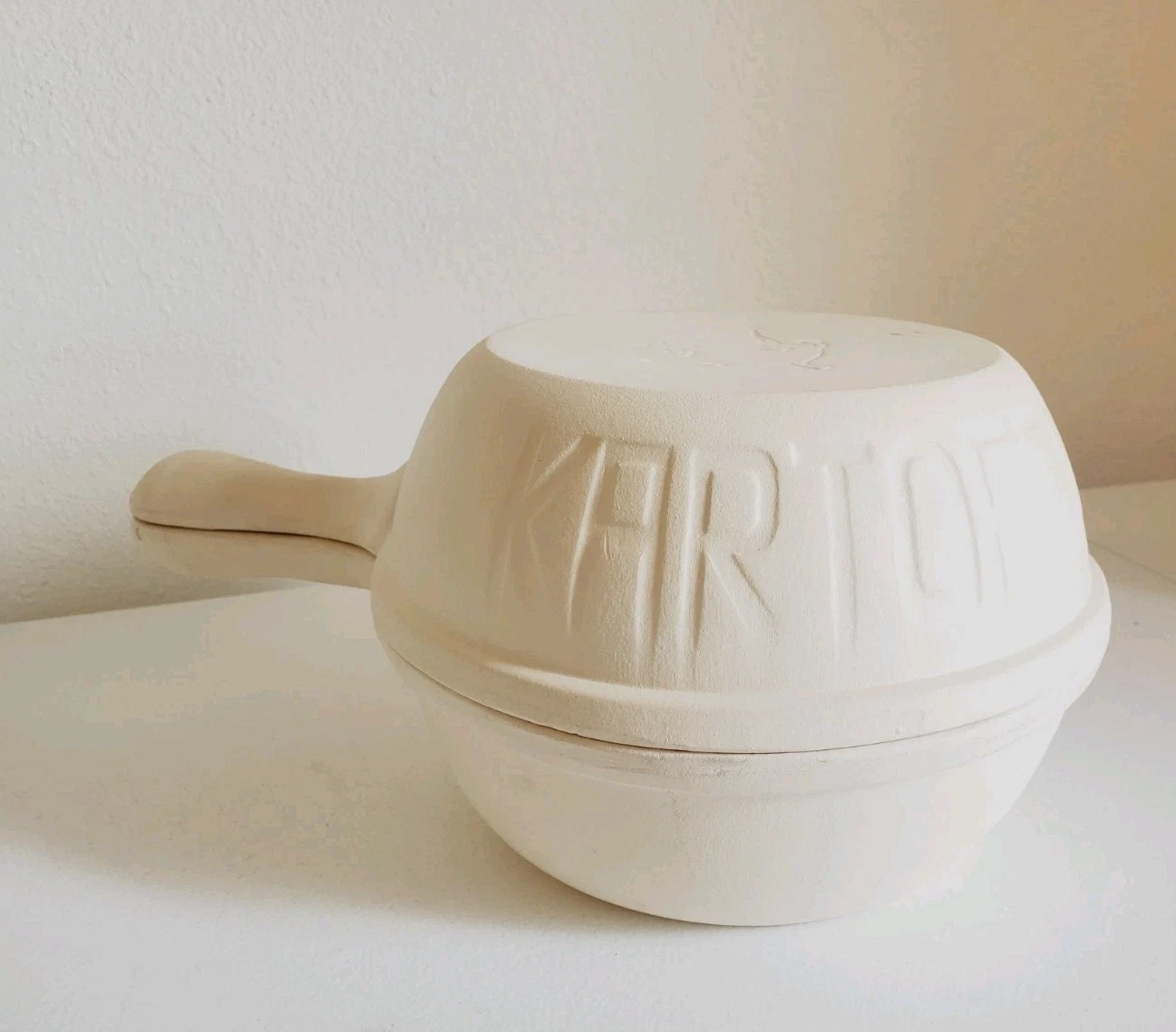 KARTOFFEL TEUFEL Potato Devil Clay Pot Cooker Dutch Oven German Ceramic Dish