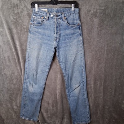 Levis 501xx '93 Premium Big E Mens 28x32 Inseam 28.5 Stone Wash Stretch Denim