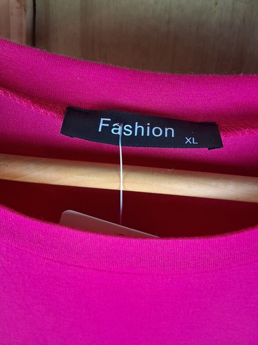 Baumwollkleid Damen XL Rosa Ärmellos Knielang - Bild 3 von 4
