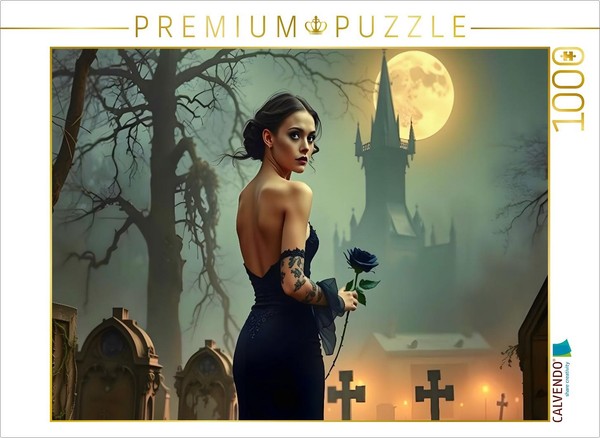 Calvendo Puzzle Mysterious Elegance | 1000 Pieces, Finished Size 25.2 × 18.9 In-image