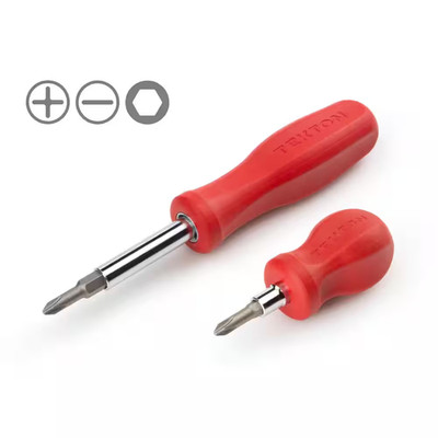 Multi-Bit Screwdriver Set (2-Piece) (#1 to #2, 3/16 In. to 1/4 In.)