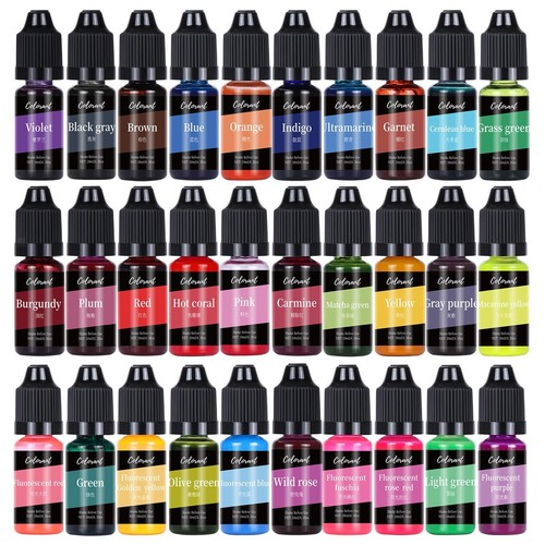 30x Candle Dye Liquid, Candle Coloring Soap Coloring Dye Candle Dye Colorant - Picture 6 of 7