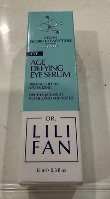 Dr Lili Fan Eye Serum Anti Aging Peptides Hyaluronic Firming Lifting Skincare