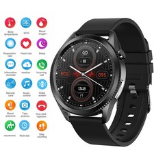 Men's ECG Watch Sleep Heart Rate Health Blood Pressure Blood Monitor Smart WatbW