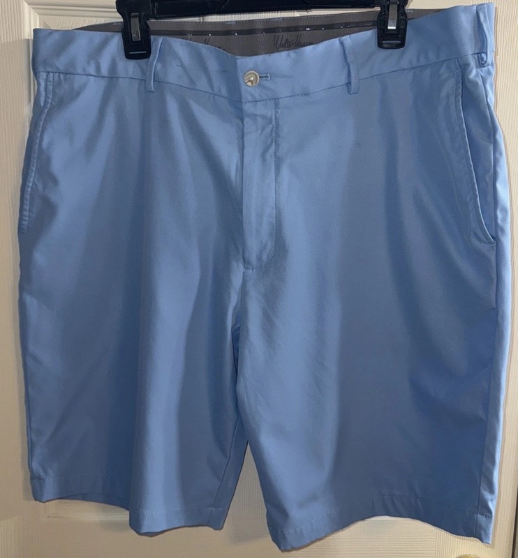Walter Hagen Perfect 11 Men's  Flat Front Performance Golf Blueberry Pie Size 40