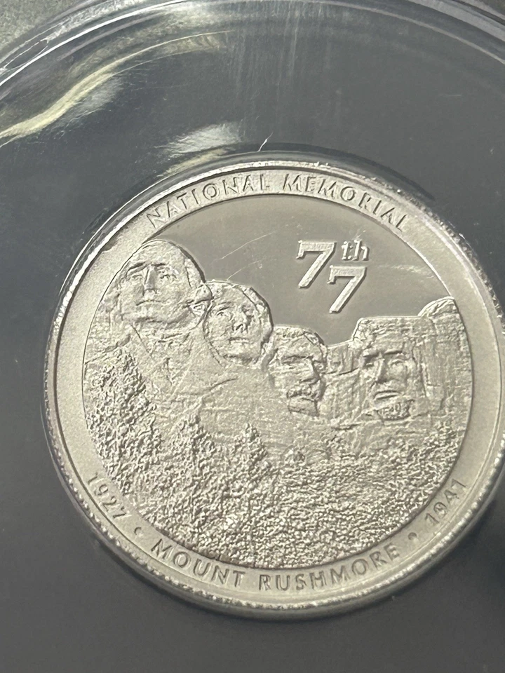 SASA 2018 Medal Mount Rushmore Memorial 1/2 OZ prueba de platino Foto 2 de 4