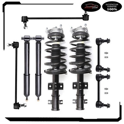 For Volvo V70 S80 S60 FWD Front Struts Rear Shock Absorbers Sway Bar End Links