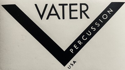 Vater Percussion Stickers  Decals 6  Black