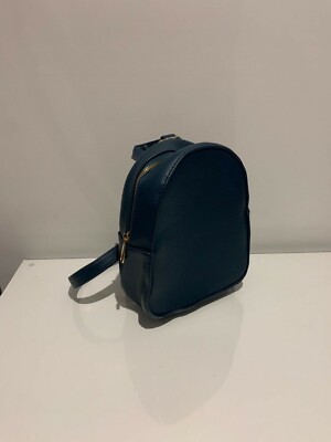 Mini Leather Backpack - Dark Green New 