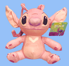 Disney Lilo Stitch ANGEL 10" Plush Character Doll, Pink Stitch Plush Toy NEW