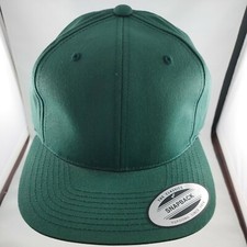 Yupoong Snapback The Classics Hat Baseball Cap Green New b86