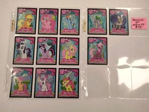 2012 MY LITTLE PONY SERIES 1 PARALLEL FOIL SET 12/13 MISSING F27 - RARE