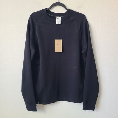 Nike A.P.S. Therma Fit Versatile Crew Top FN2973-010 Size M Black