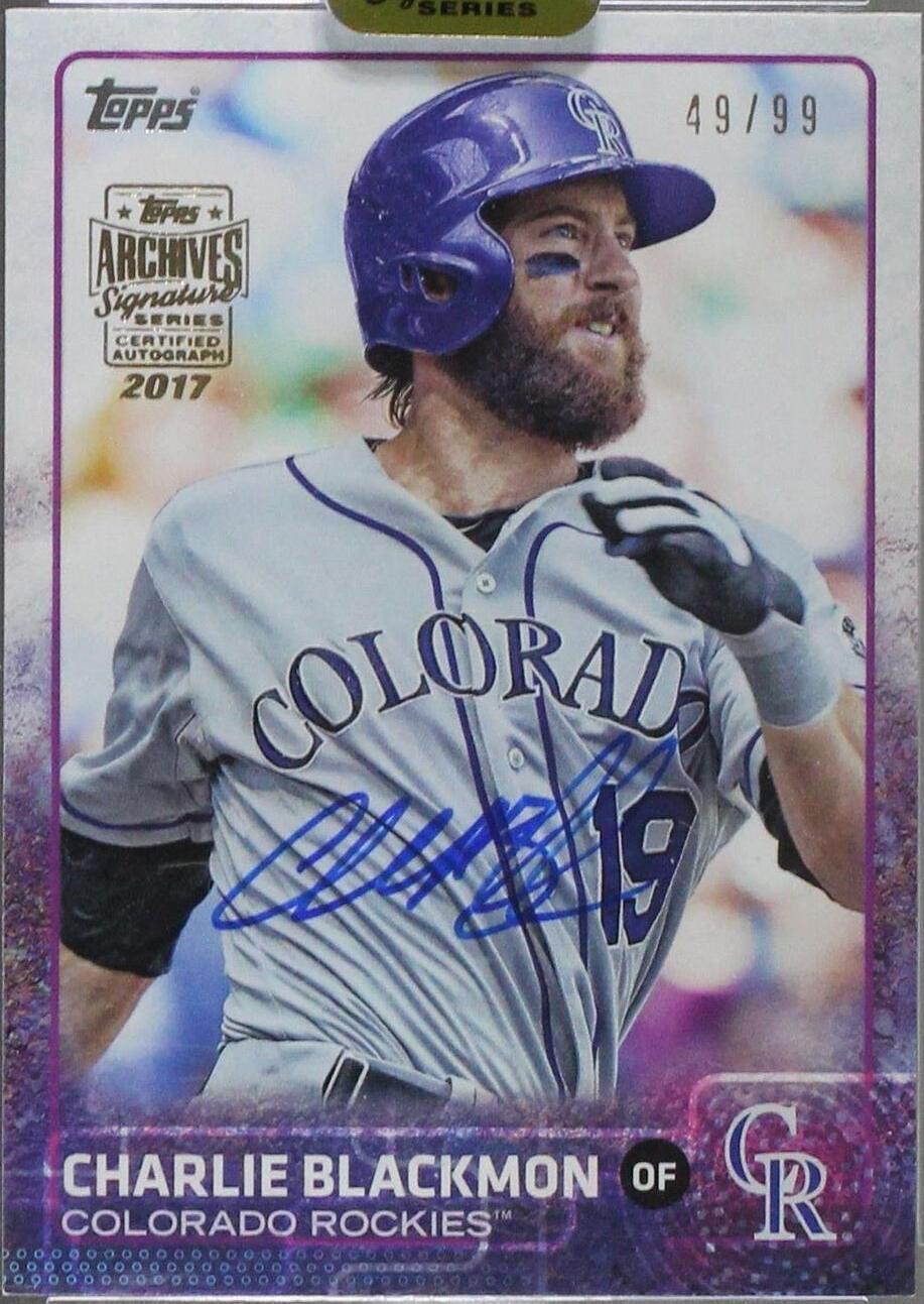 2017 Topps Archives All-Star Signature Edition Buybacks - Charlie ...