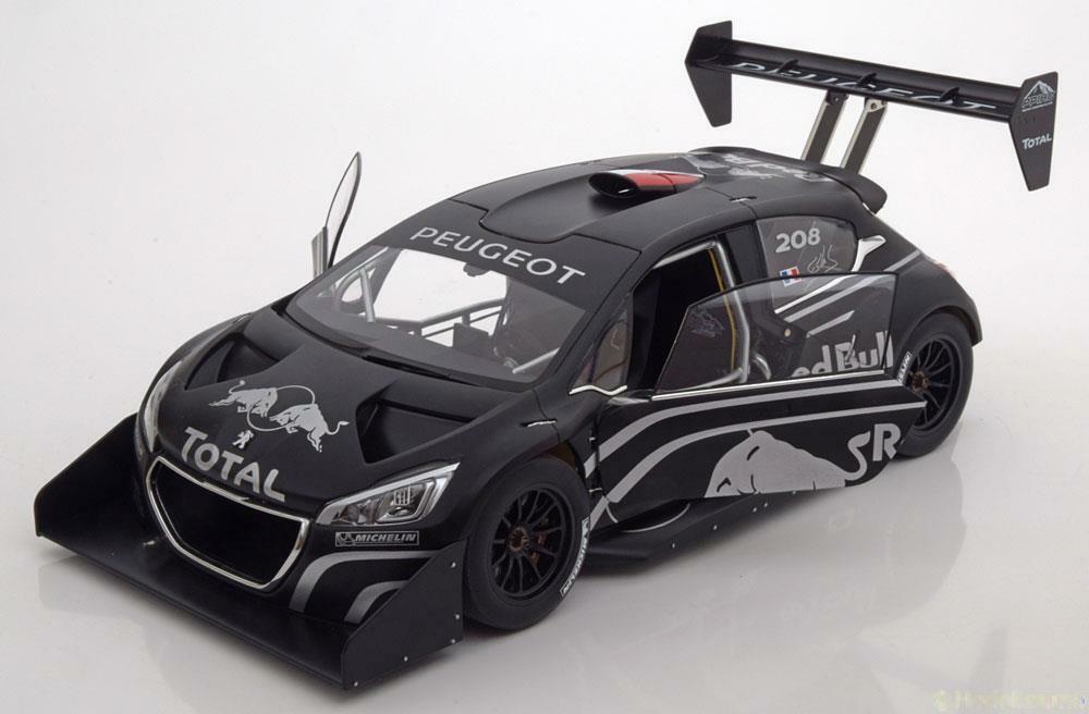 Miniature Peugeot 208 T16 Pikes Peak 2013 De Sébastien Loeb - Altaya 1/43
