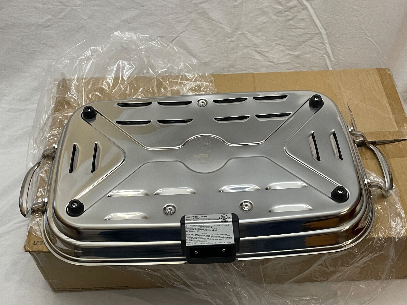 New Princess House Culinario Series Healthy Electric Double Griddle 5780 11x18" eBay