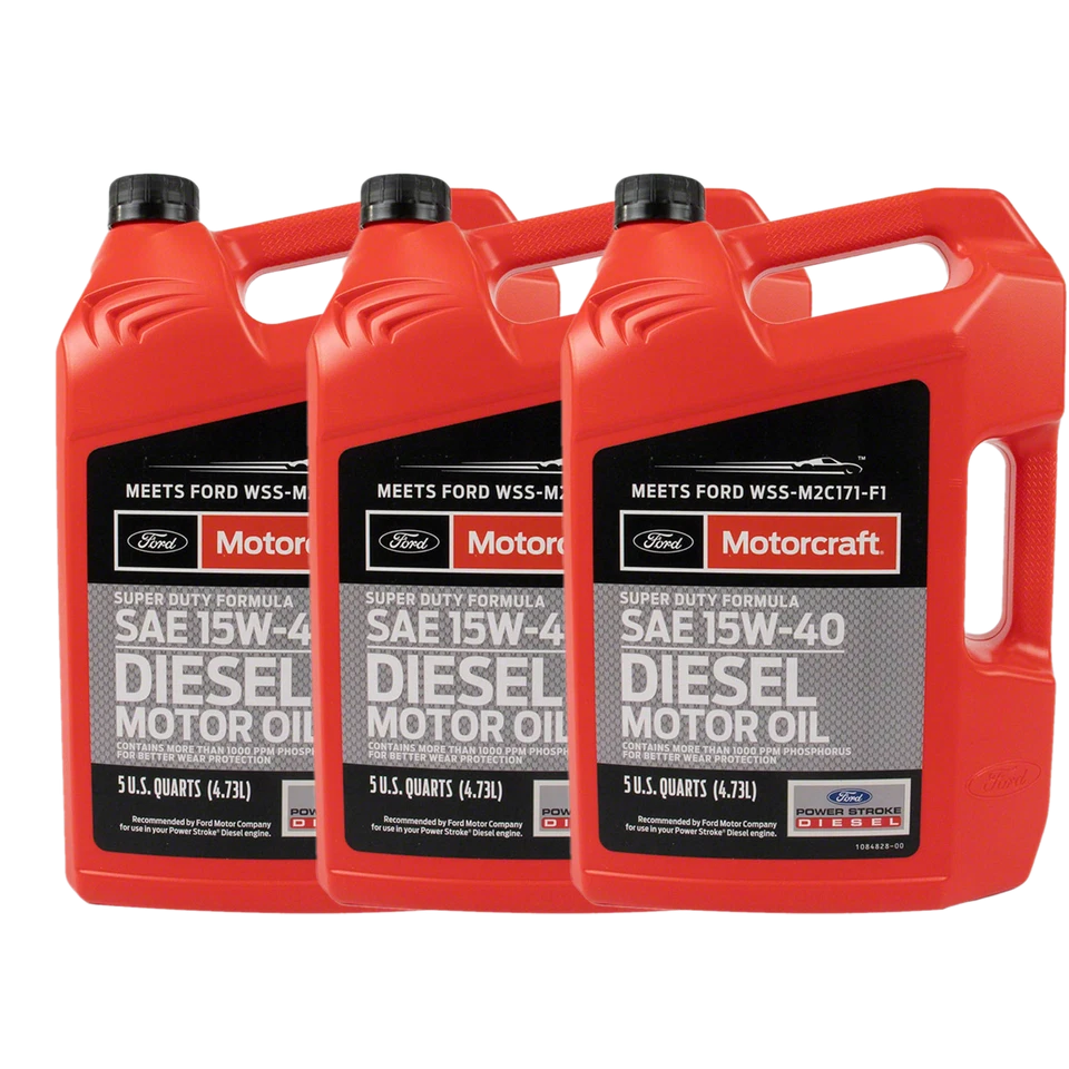Motorcraft 15W40 Oil Change Kit For 03-10 Ford Super Duty 6.0L/6.4L Powerstroke - Image 4 of 4