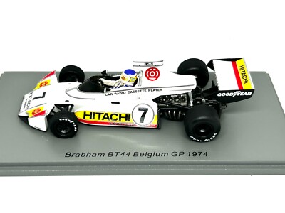 Spark Carlos Reutemann Brabham BT44 F1 Model Car 1974 Belgium GP 1/43 scale Car