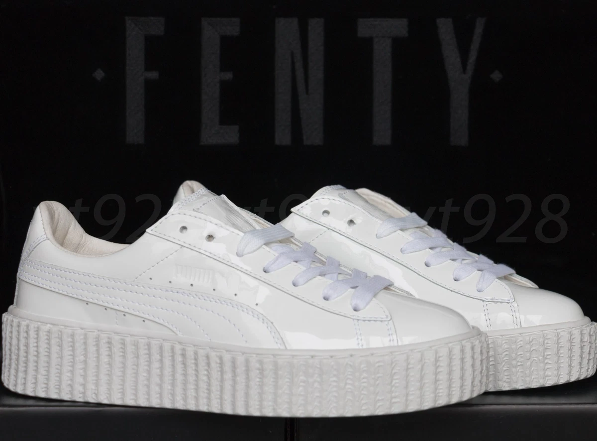 NEW PUMA FENTY RIHANNA CREEPERS WHITE LEATHER MEN&#039;S SHOES ALL SIZES |