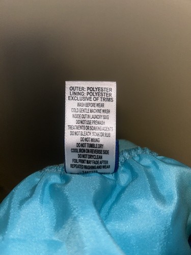 Girls Size 6 Teal Disney Princess Jasmine Tulle Skirt - Picture 6 of 6