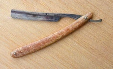 Vintage Curtin & Clark Cutlery Co Kansas City Straight Razor "Little Beauty"