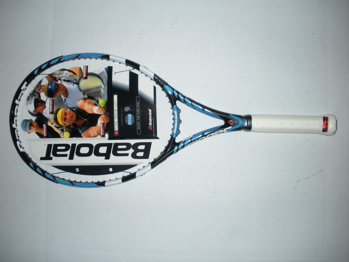 BABOLAT PURE DRIVE 107 CORTEX TENNIS RACQUET 4 1/2 27.25
