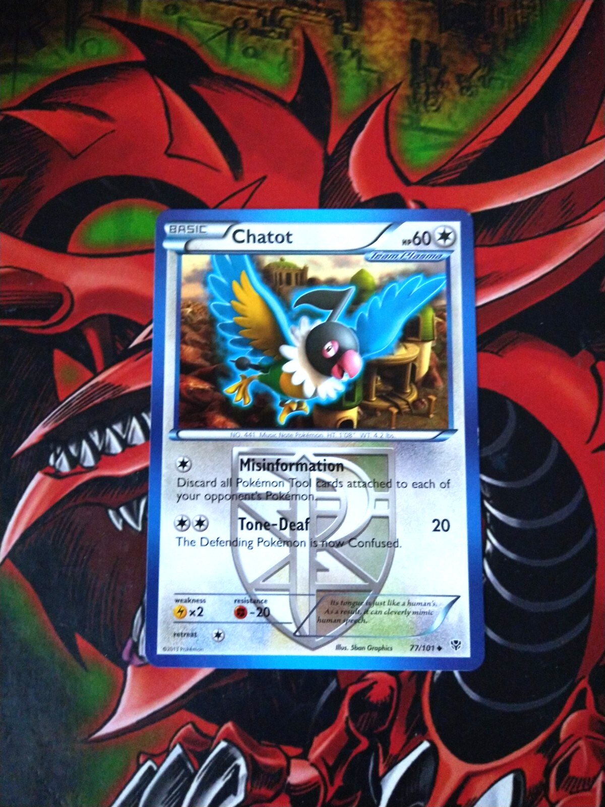 Chatot - 77/101 - Plasma Blast - Pokemon TCG LP