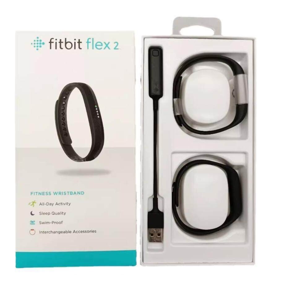 Fitbit Flex 2 Activity Tracker - Black (FB403BK) with S and L Bands