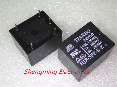 10pcs 5pins 24V HJR-3FF-S-Z 24VDC 10A T73 TIANBO Relay