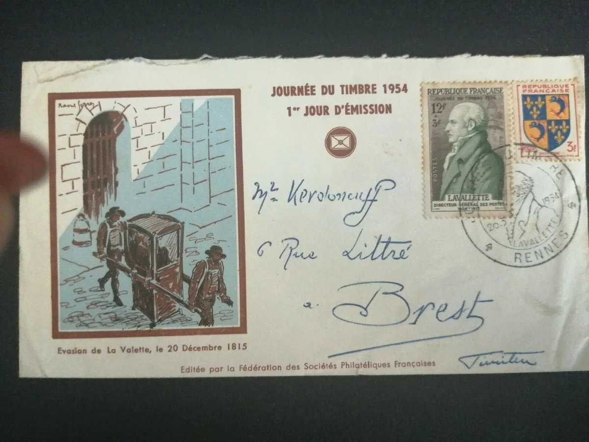 France Premier Day FDC YVERT 929 Leonard De Vinci 30F Amboise 1952