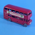 Lesney Matchbox - Grey Gray Wheels Route Master Bus Bp Visco Static