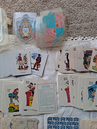 Big Lot Of Mixed Old Maid Playing Cards Replacements too - Picture 3 of 8