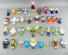 Roblox Adomanis Tycoon Doge Flame Industrial Guard Jail Break Gold Figures Lot