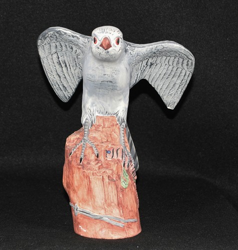 Very Rare Pennsbury Pottery Sparrow Hawk (Artist Signed Rand)  8 3/4" Tall - Picture 2 of 10