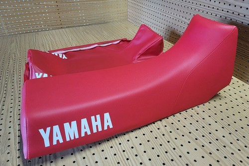 YAMAHA XT250 XT350 SEAT COVER 1984 TO 2000 MODEL SEAT COVER + STRAP (RED) (Y*-1) - Picture 11 of 12