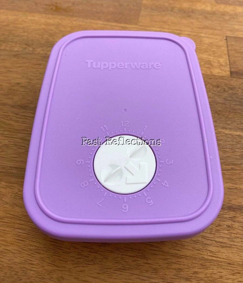 TUPPERWARE FREEZERMATES FREEZER CONTAINER 250ml LILAC PURPLE SMALL 1 WITH DIAL - Image 4 of 4
