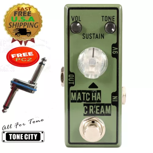 Tone City Matcha Cream Fuzz Guitar Effect Pedal TC-19 Free PCZ Fast US Ship 