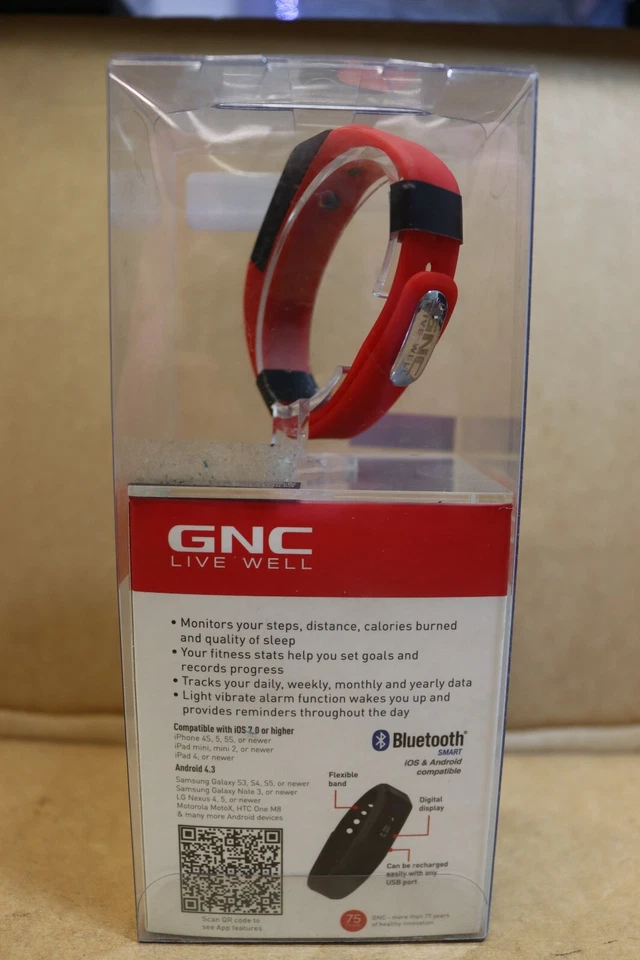 Lote de 3 Bandas de Seguimiento de Actividad GNC Live Well Pro Track Ultra Bluetooth Foto 4 de 4
