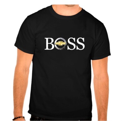 Chevrolet BSS Auto Logo SCHWARZE T-Shirt - 974