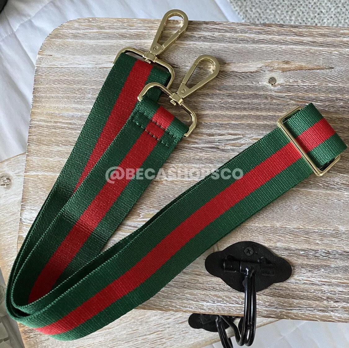 Red and Green Web Canvas Strap Replacement