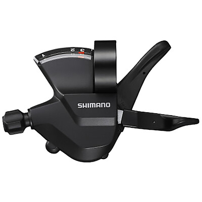 Shimano Schalthebel SL-M315-L Links 3-Gang Rapidfire Plus mit Innenzug Schwarz