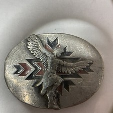 Siskiyou Native American Dancer Belt Buckle