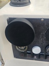 Silicone Radio or Gauge Sun Cover fits Kicker 46KMC2 Marine Stereo - 110mm 4.33"