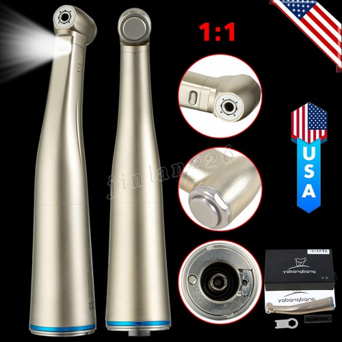 1-4 Pezzi Manipolo Pulsante Contra Angolo Dentale (LED Interno) Lenta Bassa Velocità - Foto 12 di 12