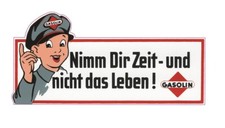 Nimm dir Zeit Aufkleber 20cm Kult Sticker Auto Oldtimer Oldschool Youngtimer V8